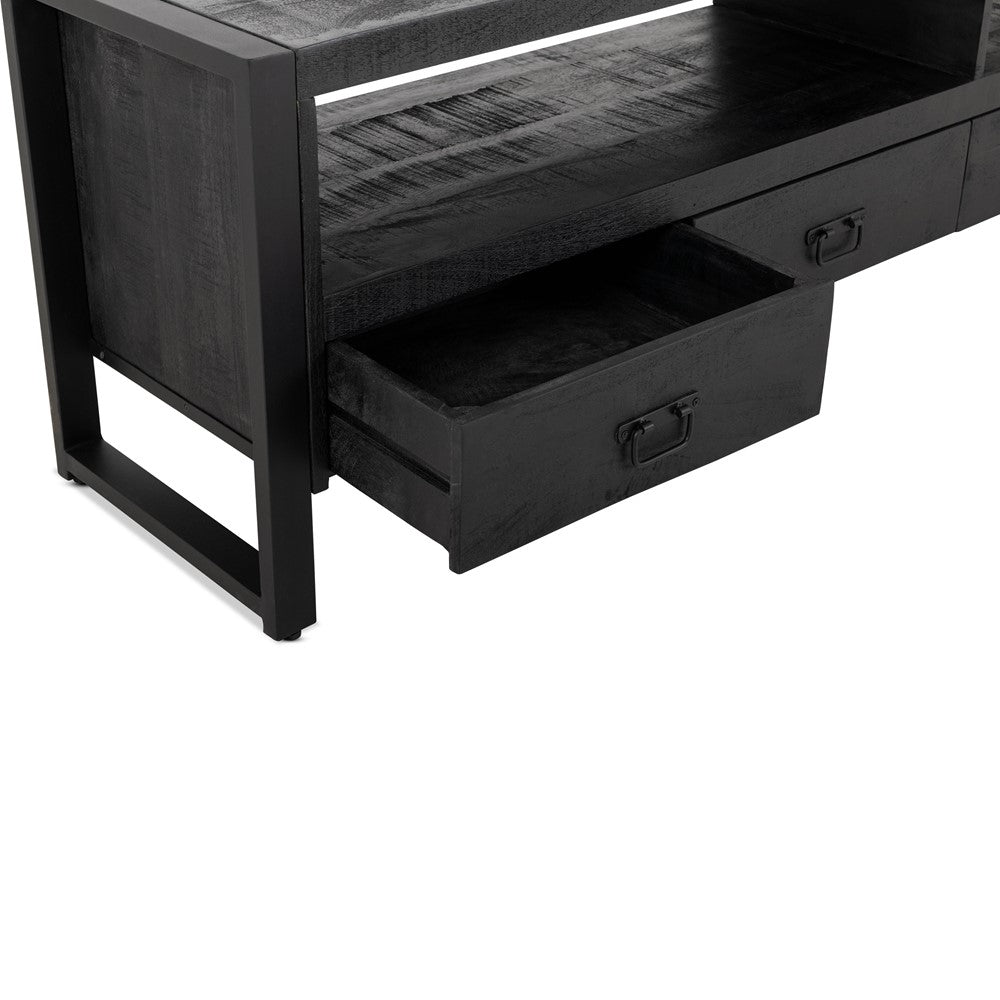 Tv-Meubel Britt Zwart met Laden 220