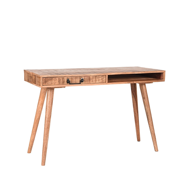 LABEL51 Bureau Steady - Ruw - Mangohout - 118x50 cm