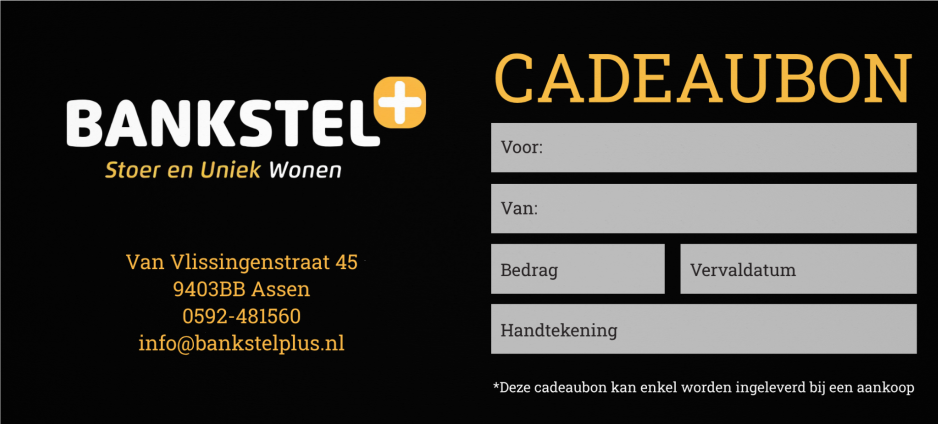 Bankstelplus cadeaubon