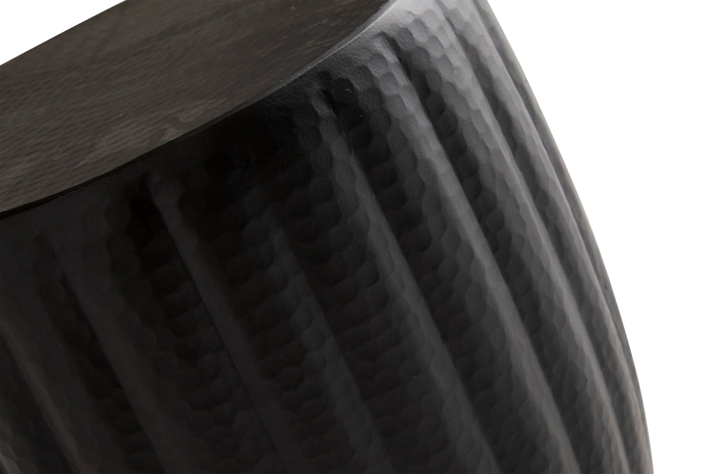 Klassieke bijzettafel set van 2, mat zwart