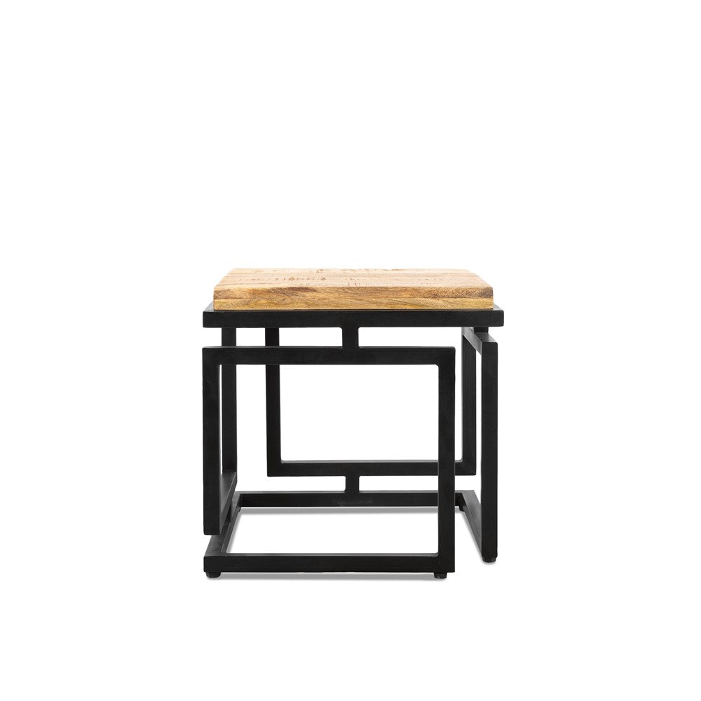 Coffee table with Geometric Base