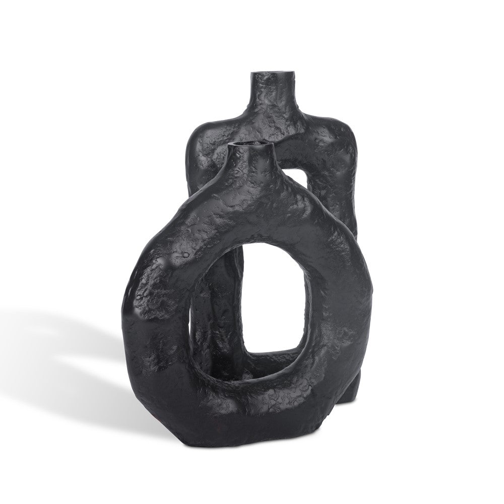 Vase Langwerpige Zwart