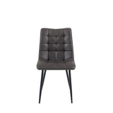 Eetkamerstoel Lucille Antraciet 4 stuks per doos (set van 4)