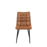 Eetkamerstoel Lucille Cognac 4 stuks per doos (set van 4)