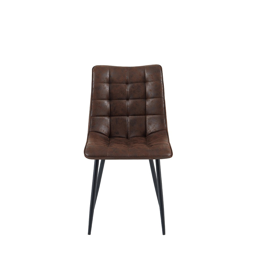 Eetkamerstoel Lucille Donker Bruin 4 stuks per doos (set van 4)