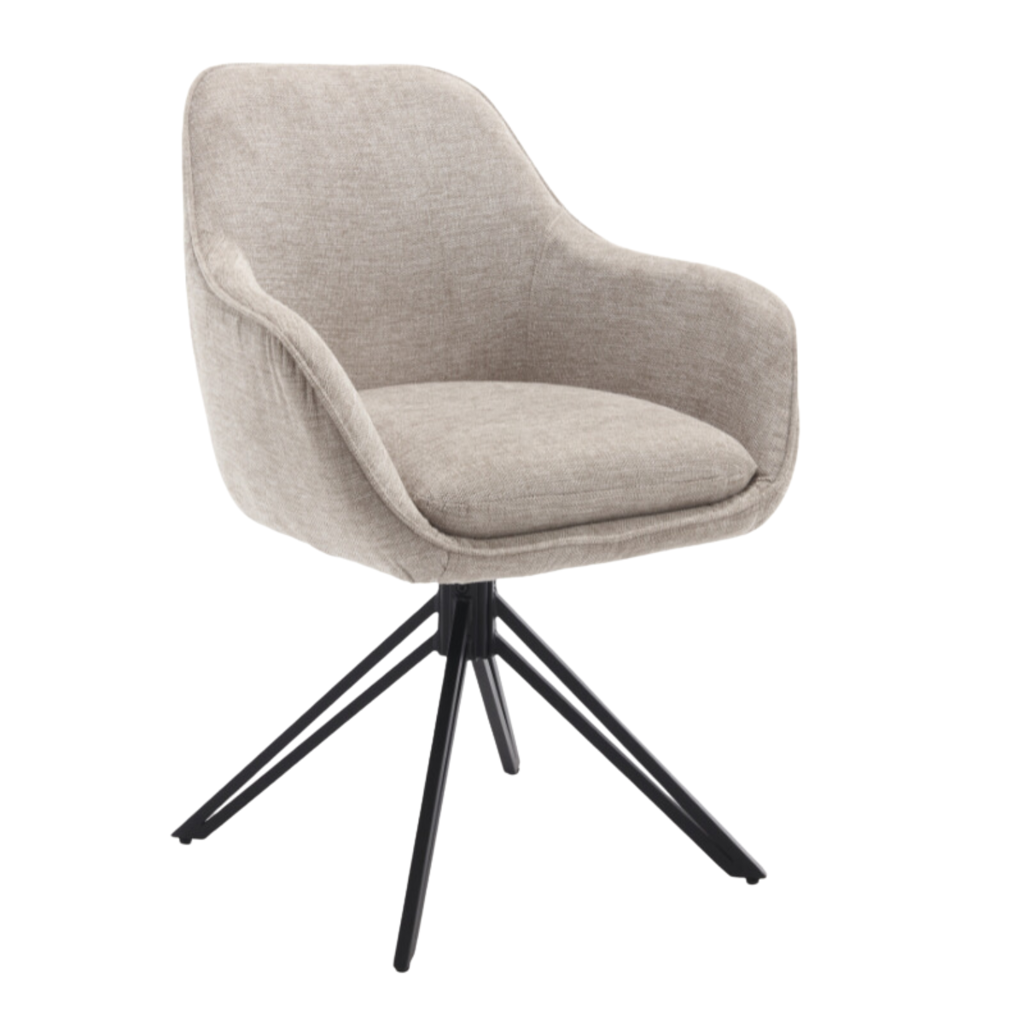 Eetkamerstoel Jens | Beige (Set van 2)