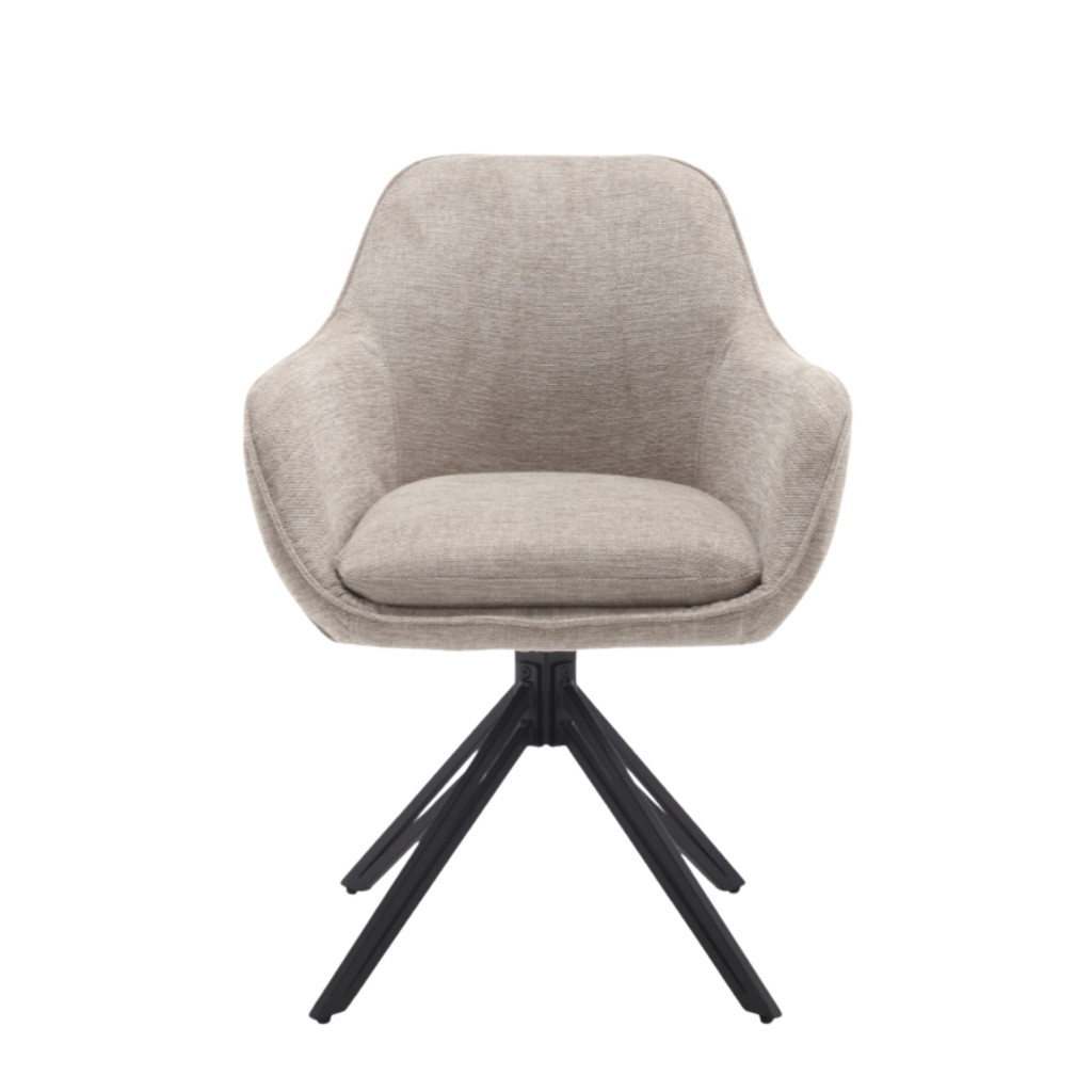 Eetkamerstoel Jens | Beige (Set van 2)