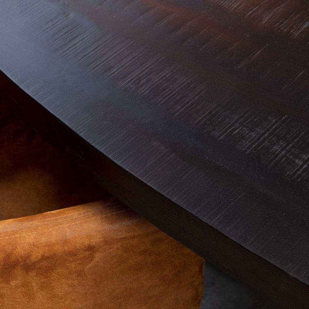 Eetkamertafel Denver Zwart | Ovaal | 300 cm