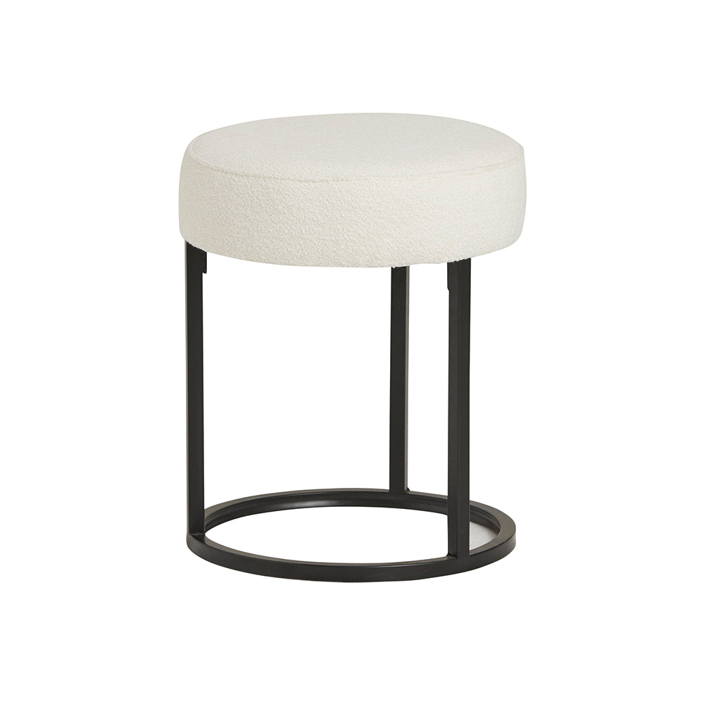 Escabel poef Ø40 - Alpine - Ivoor