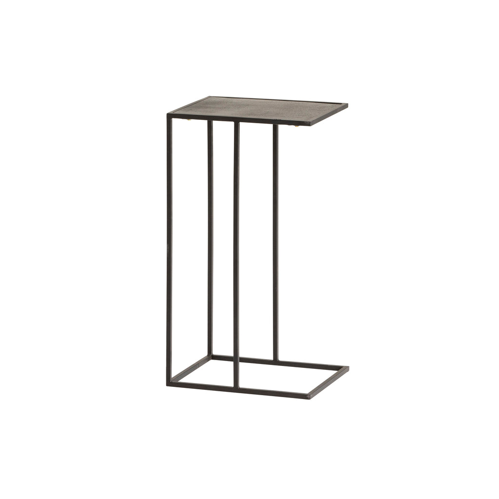 Estoril laptoptafel, Zwartachtig brons.