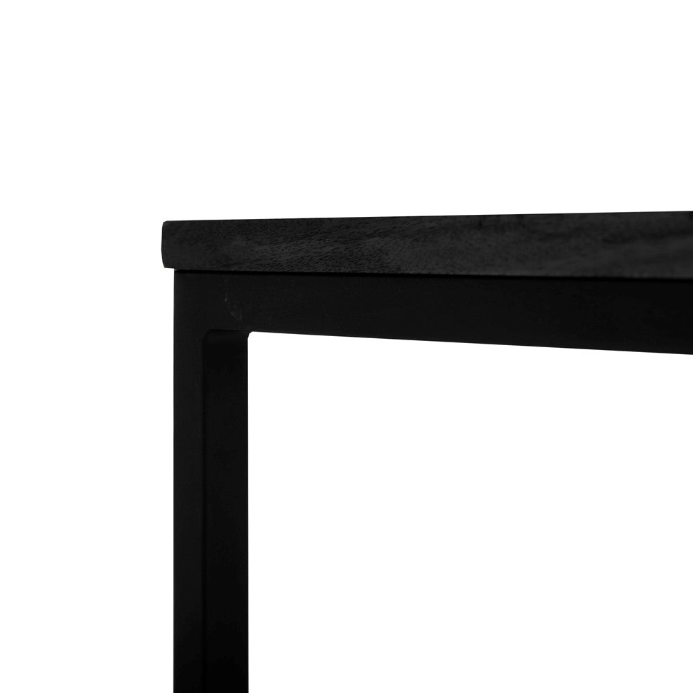 Banktafel Zwart Rya Set van 2 (set of 2)