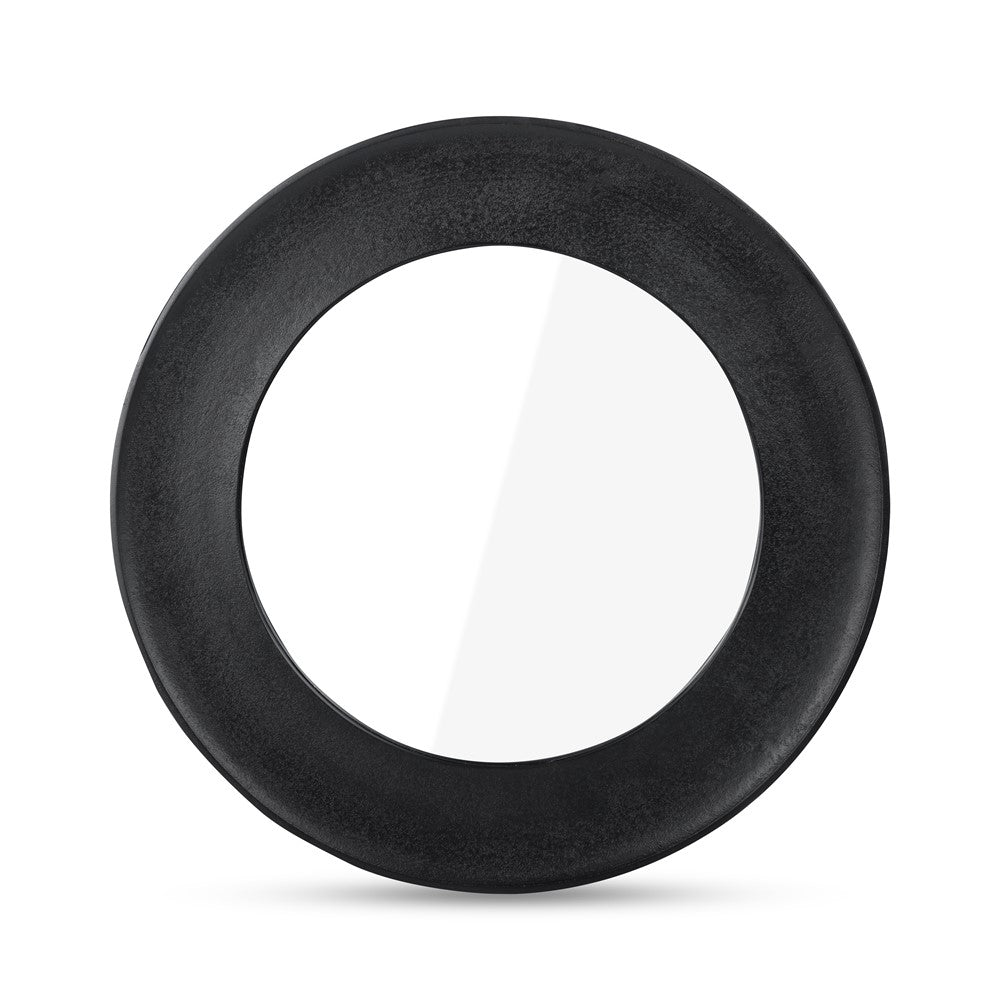 Mirror Round Black Large