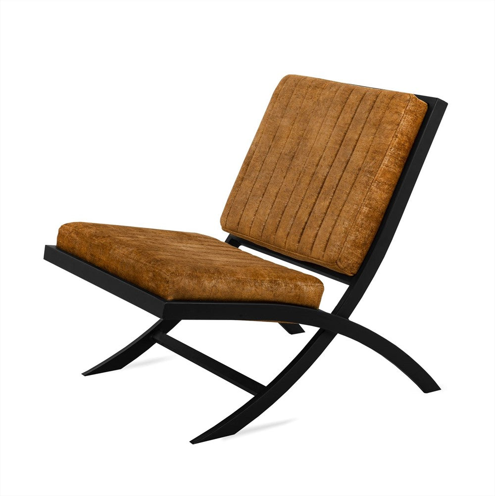 Lounge stoel Madrid Cognac