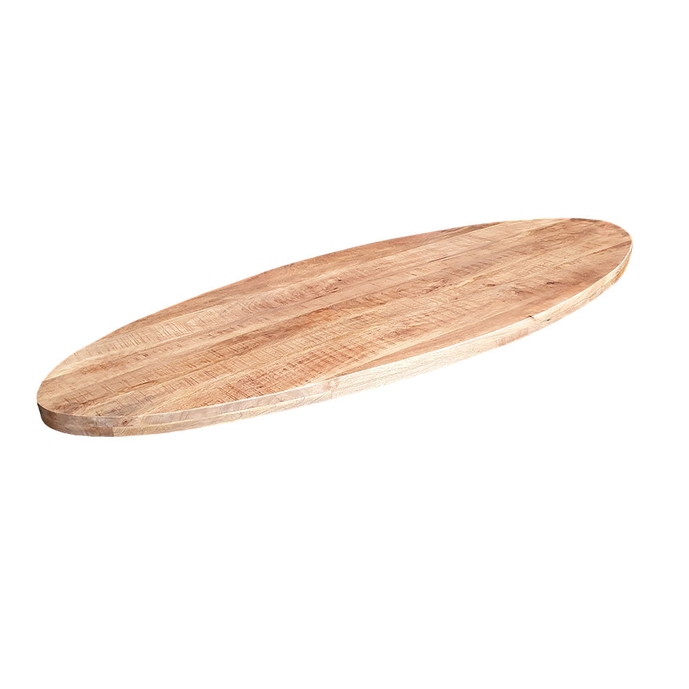 Eetkamertafelblad Ellips Mango 3+3 220