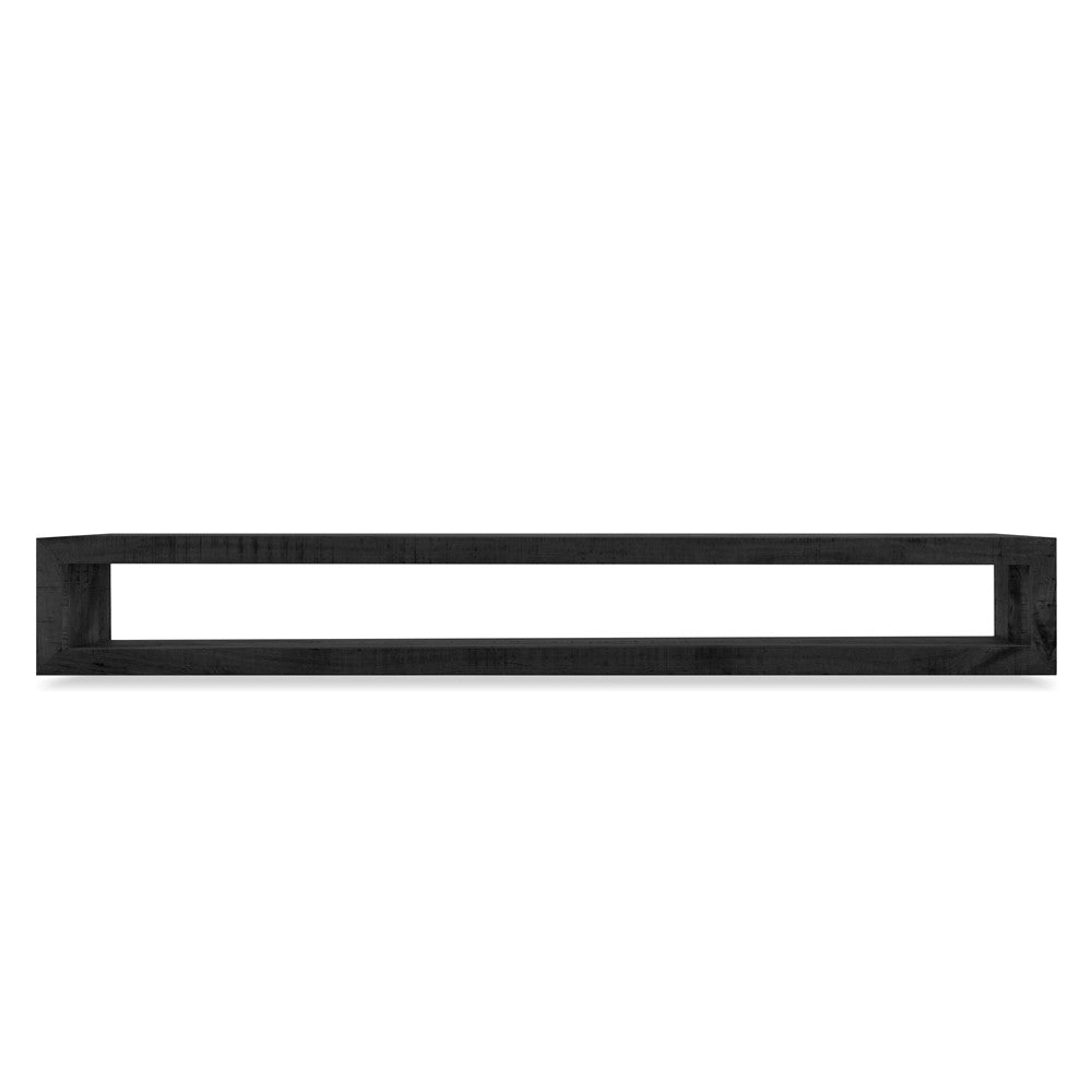 TV-kast Zwart Zwevend 220