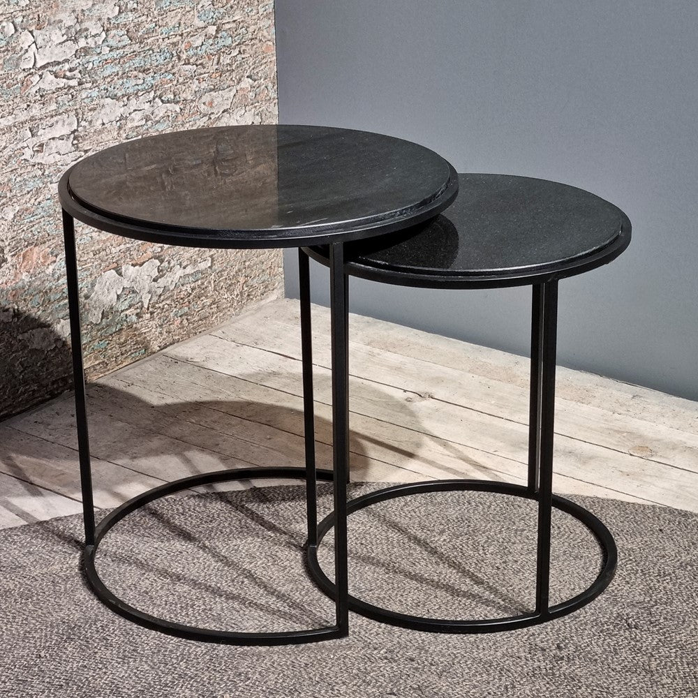Sidetable Rond Sienna Set van 2