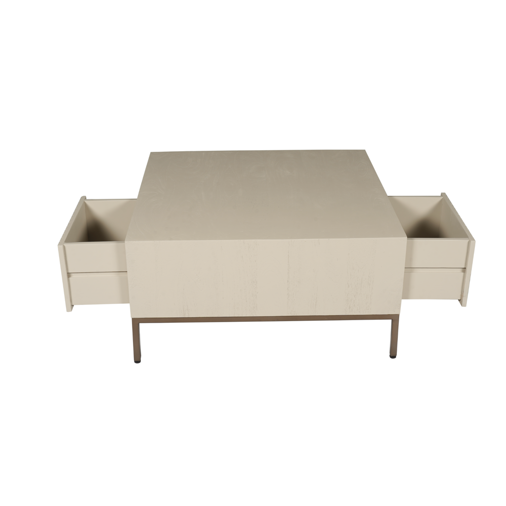 Coffee table Madison Sand | 80 cm | Square