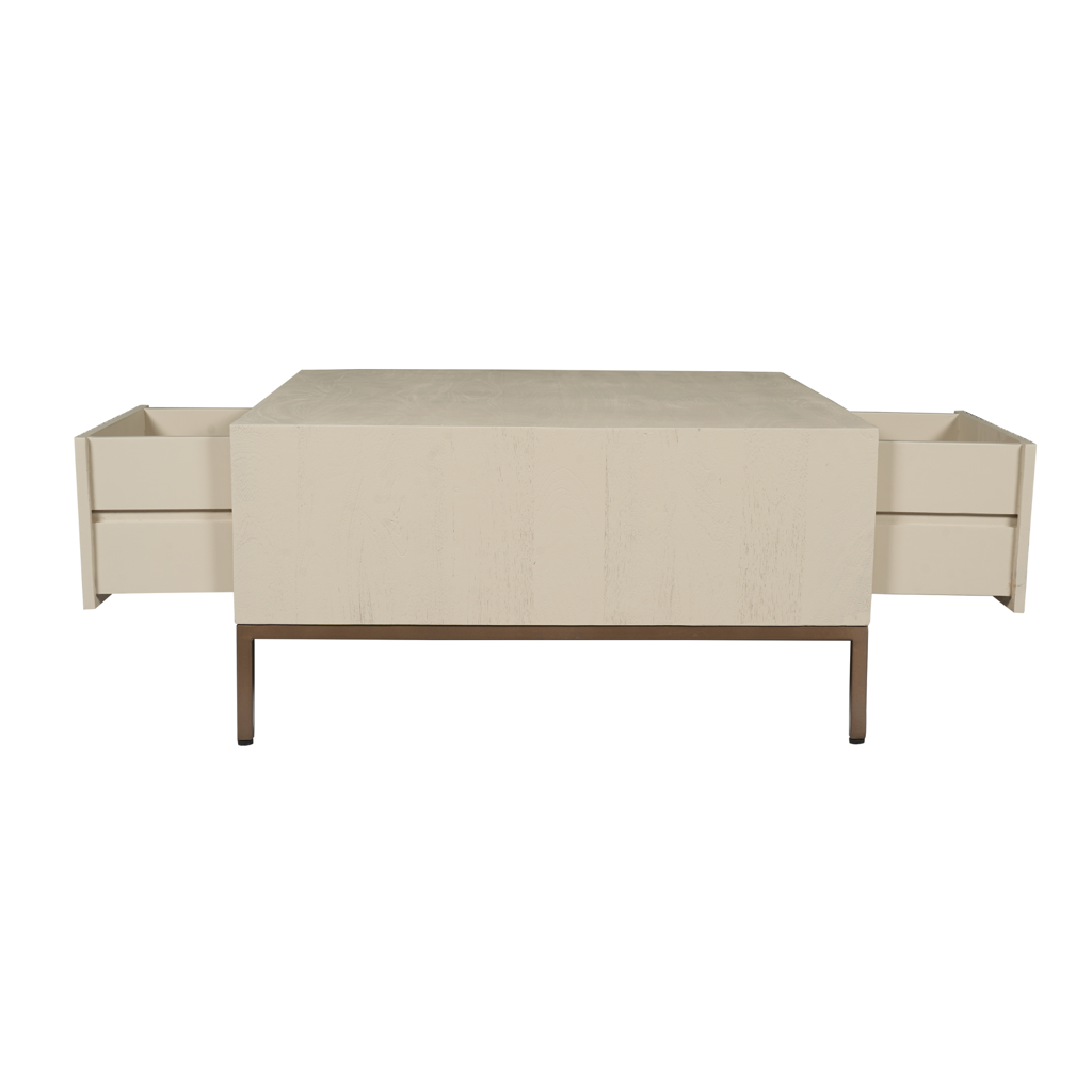 Coffee table Madison Sand | 80 cm | Square