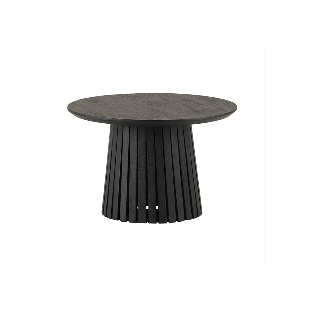 Salontafel Ø60, Acacia Zwart
