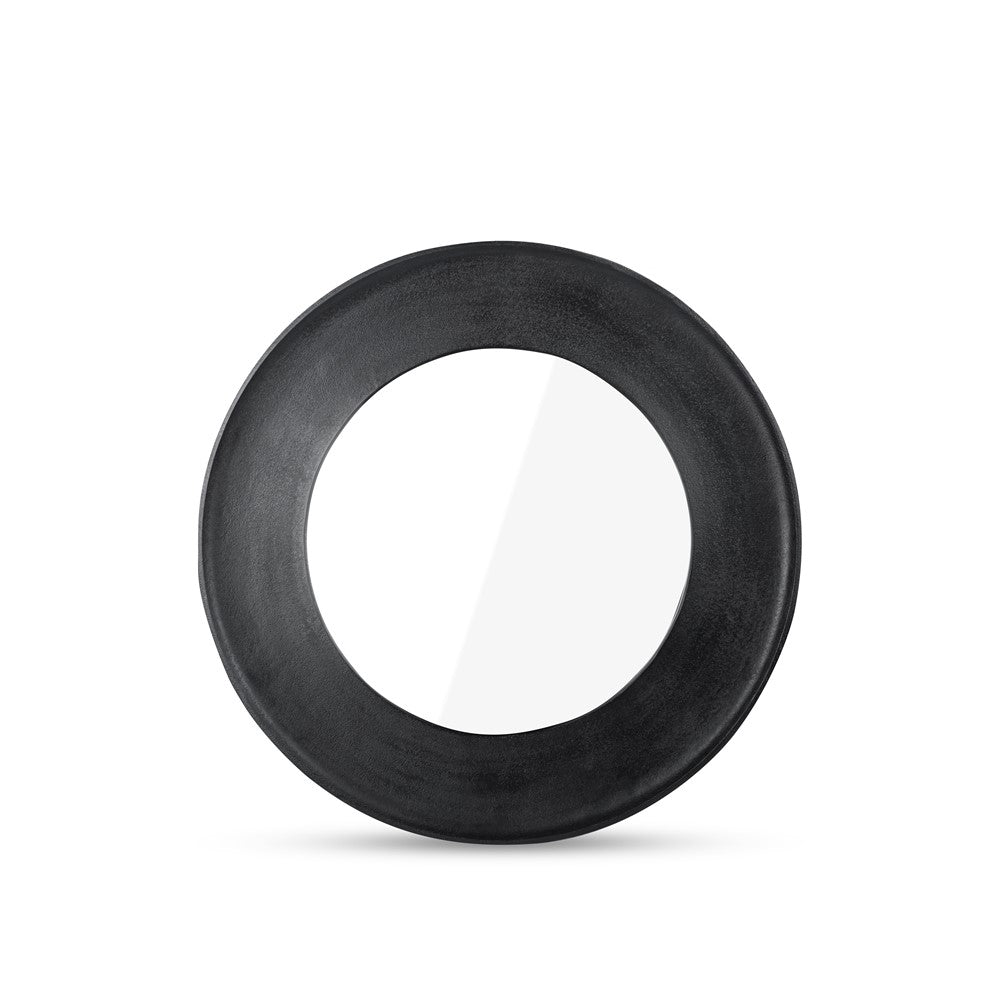 Mirror Round Black Small