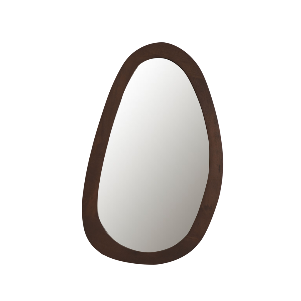 Spiegel Lou | 70 cm | Walnoot