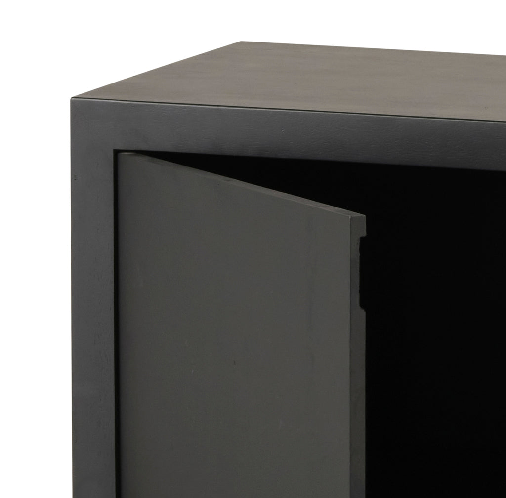TV cabinet 150 with 2 doors and 2 open compartments