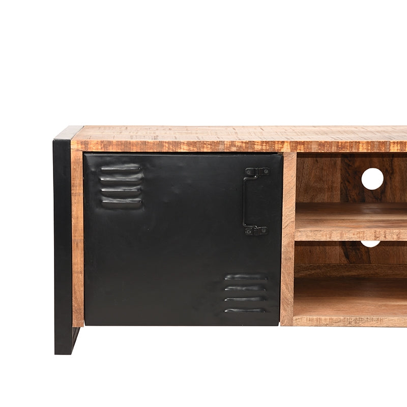 LABEL51 Tv-meubel Brussels - Ruw - Mangohout - 160 cm