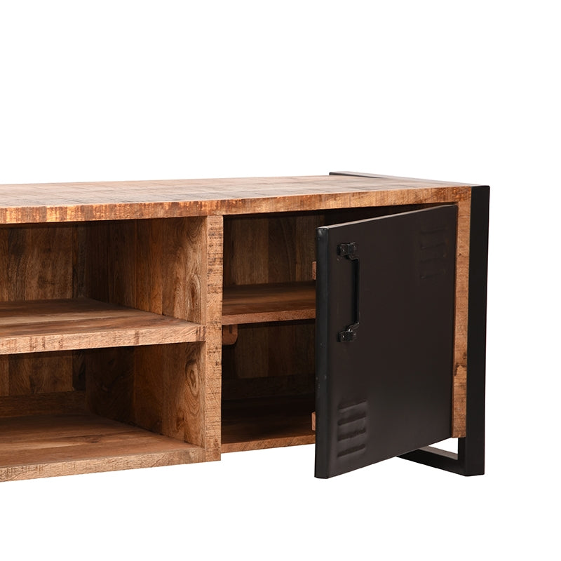 LABEL51 Tv-meubel Brussels - Ruw - Mangohout - 160 cm