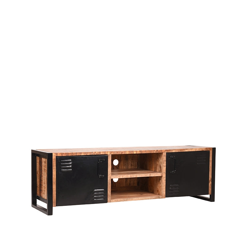 LABEL51 Tv-meubel Brussels - Ruw - Mangohout - 160 cm