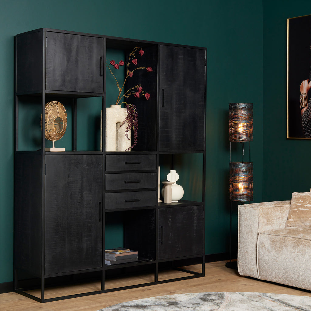 Shelf Unit Denver Black | Supreme | XXL