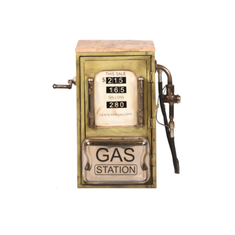 Vintage benzinestation | Bijzettafel