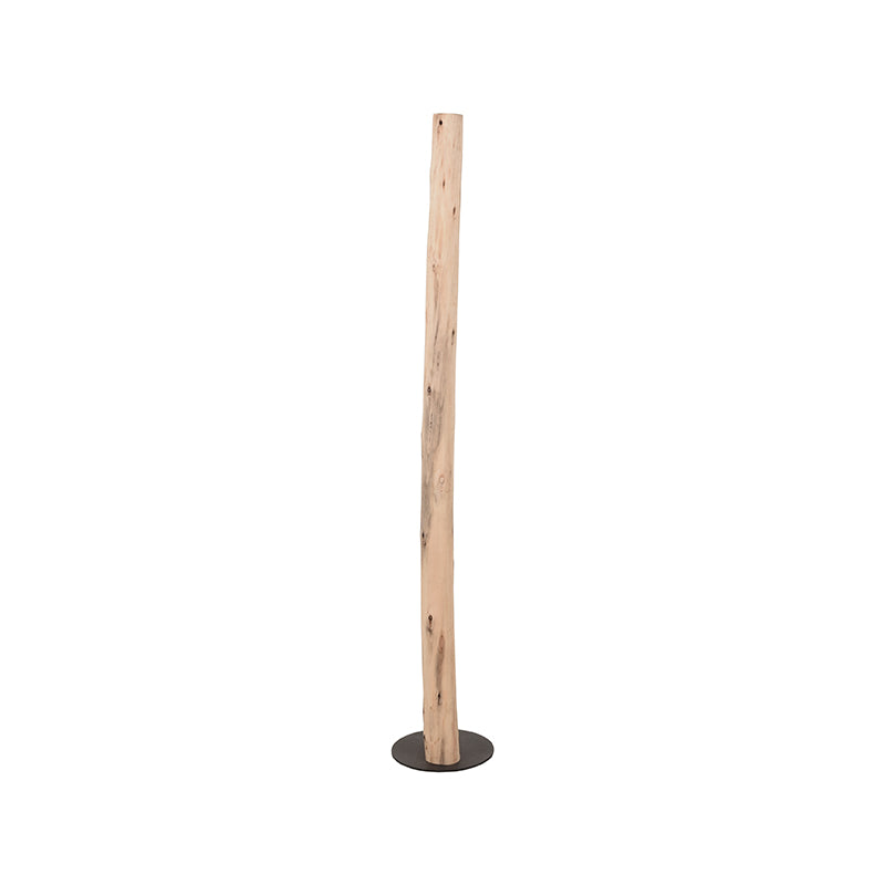 LABEL51 Vloerlamp Woody - Ruw - Hout