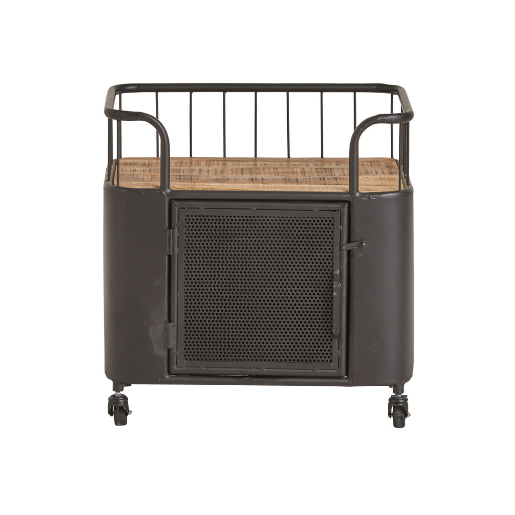 Draadkarretje met deur