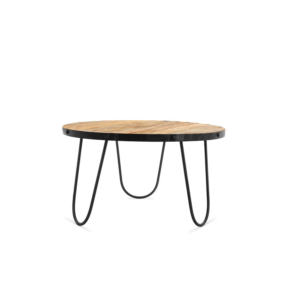 Coffee Table Round Industrial 80