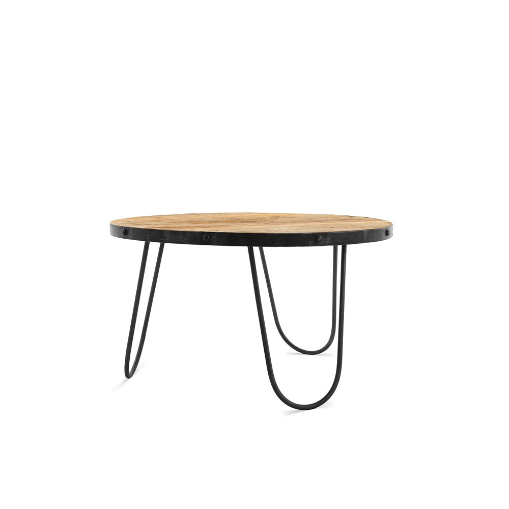 Coffee Table Round Industrial 80