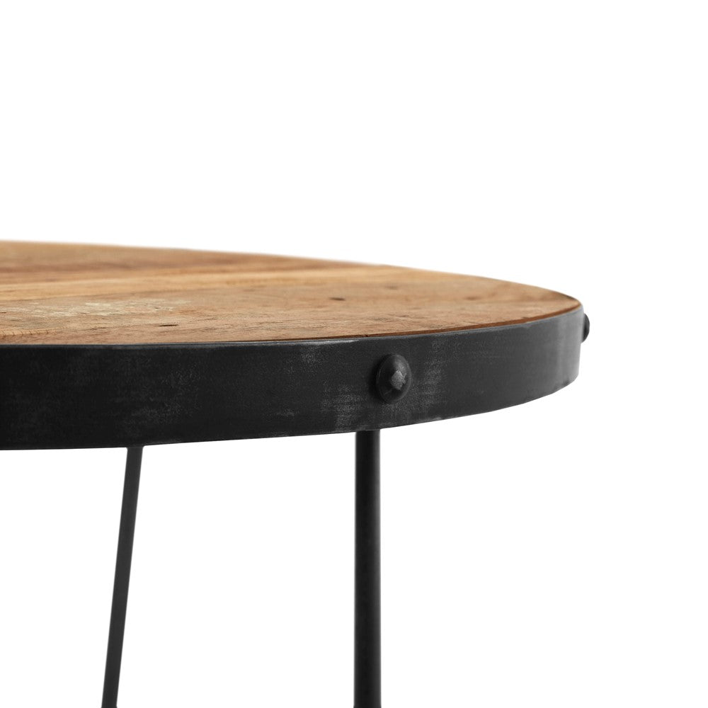 Coffee Table Round Industrial 80