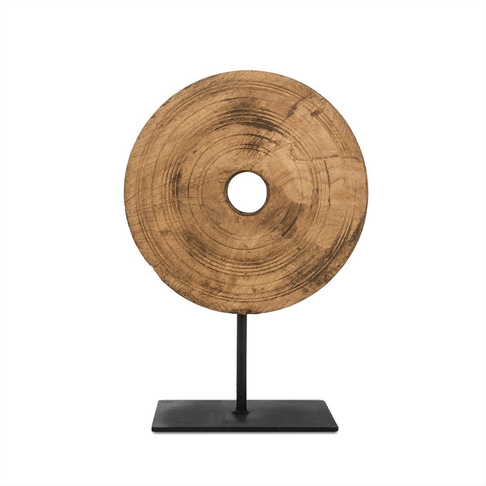 Beeldhouwwerk van decoratief hout