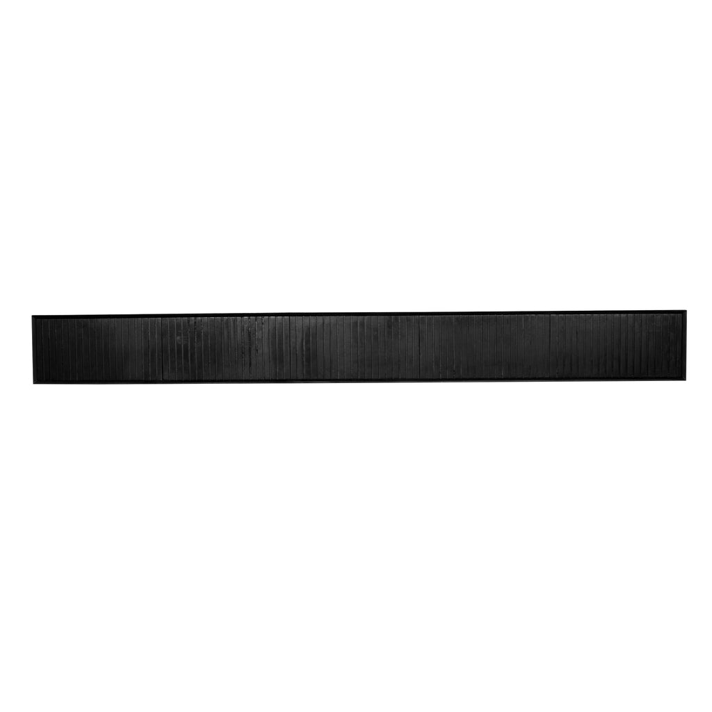 Zwevend tv-meubel Madison Zwart | 280 cm