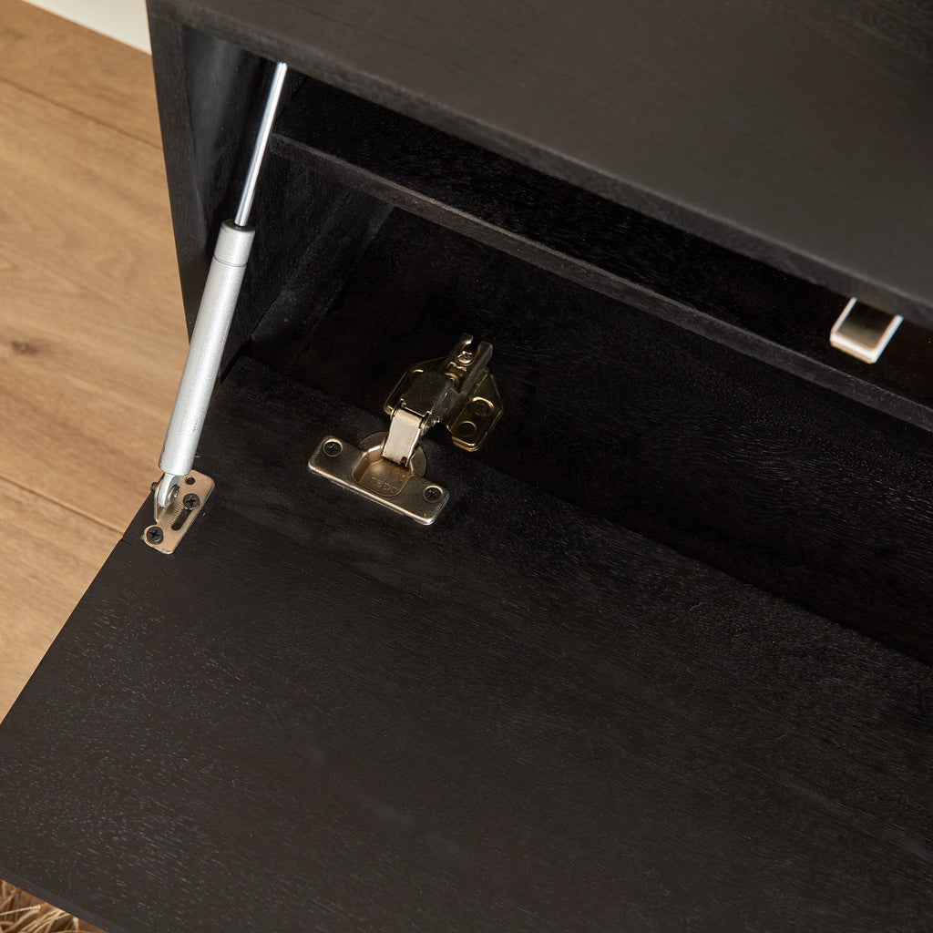 Zwevend tv-meubel Vision Black | 120 cm