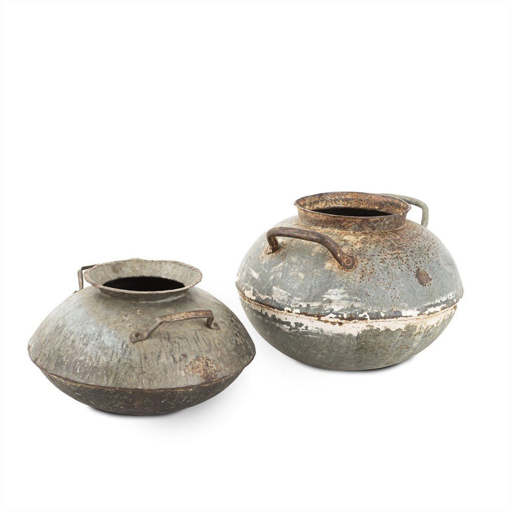 Pot India Oud Metaal 302777