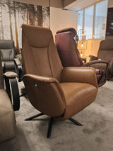 Hjort Knudsen Relaxfauteuil 5875 - Leer Cognac - Manueel