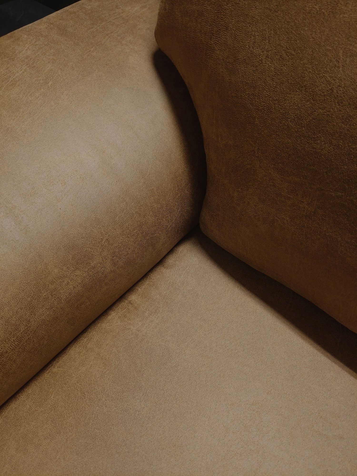 Hoekbank Gieten - Stof 6108 Cognac - 244x282 cm