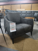 Fauteuil London - Lasso 13 Antraciet