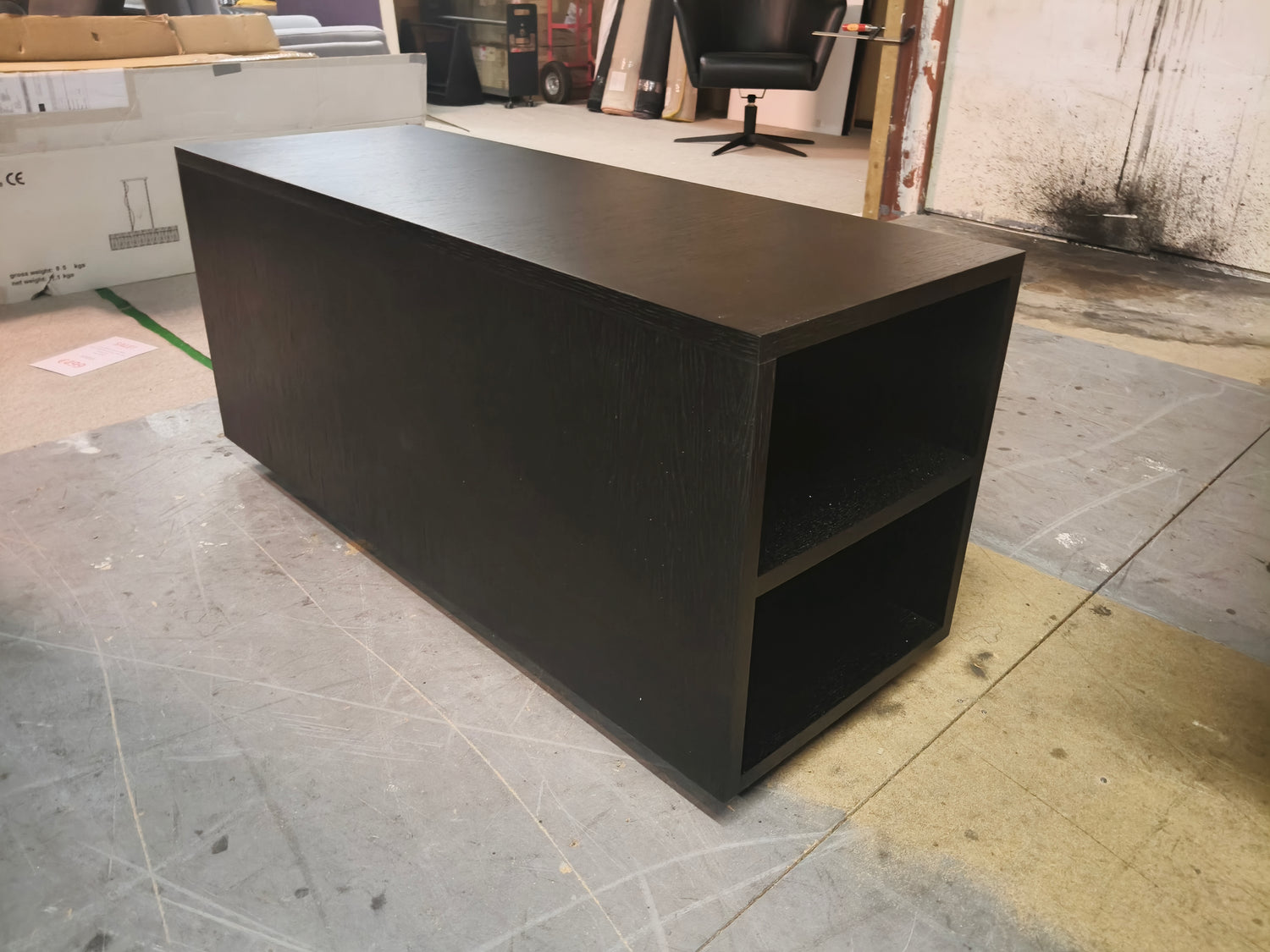 Passe Partout inner-table - Zwart eiken hout - tussentafel