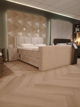 Boxspring Dumas Elektrisch - TV-lift - Fusion 196 Shell - 180x200cm