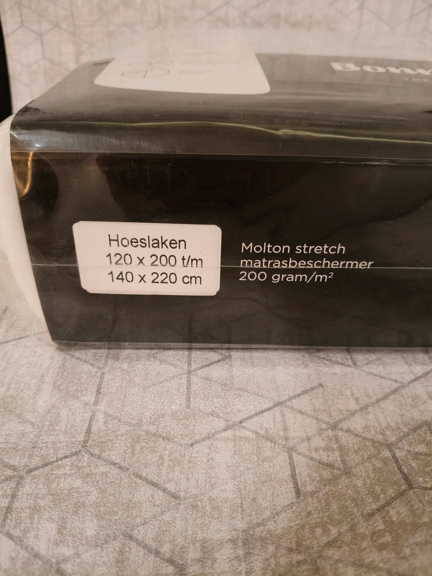 Bonnanotte Molton Stretch Matrasbeschermer – 120/140 x 200/220 cm – 200 grams
