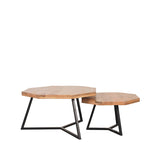 LABEL51 Salontafel Figure - Ruw - Mangohout