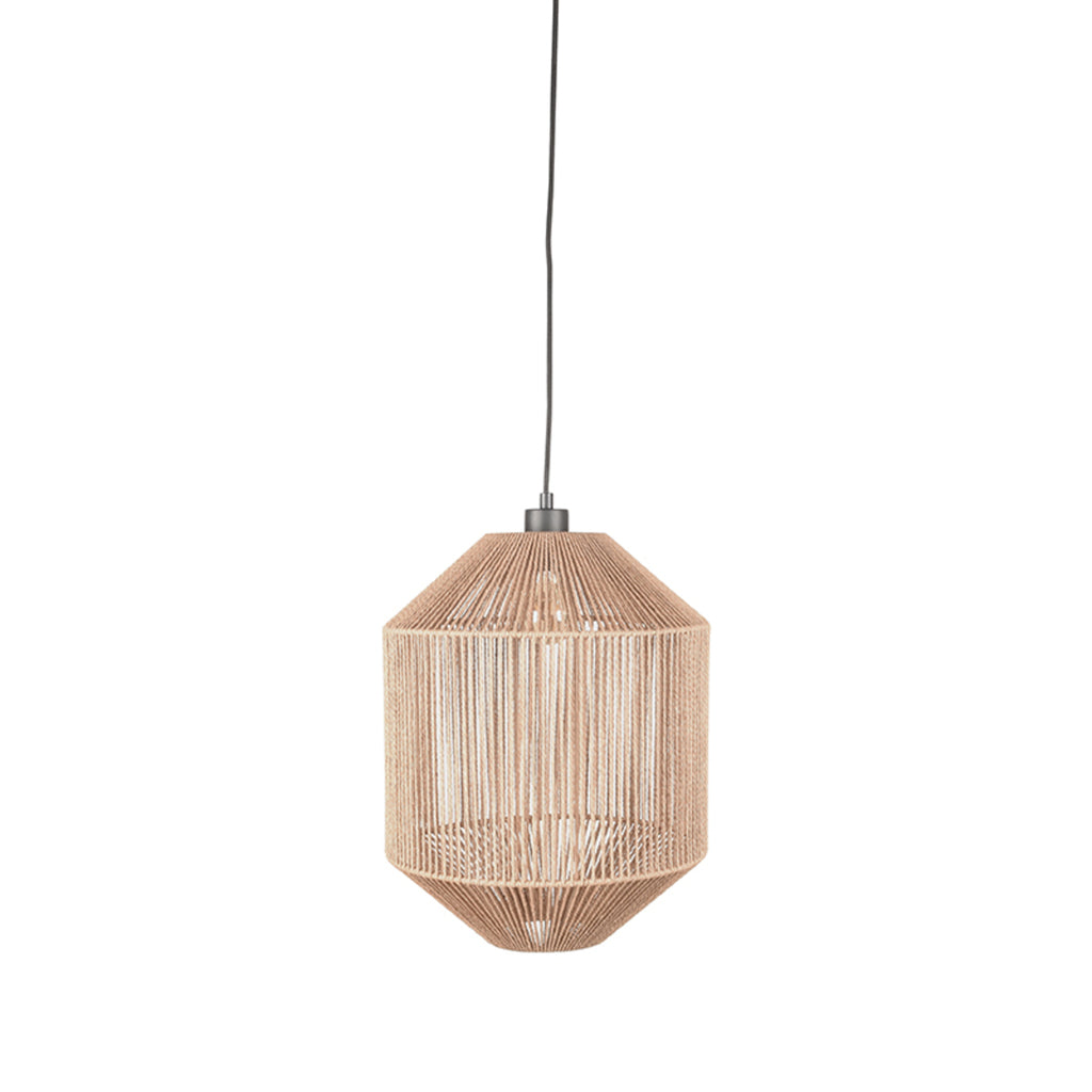 LABEL51 Hanglamp Ibiza - Natuurlijk - Jute - 1-Lichts Cilinder