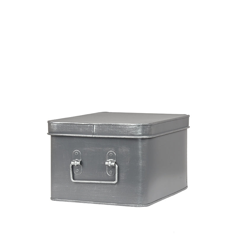 LABEL51 Media Storage Box - Grijs - Metaal - L