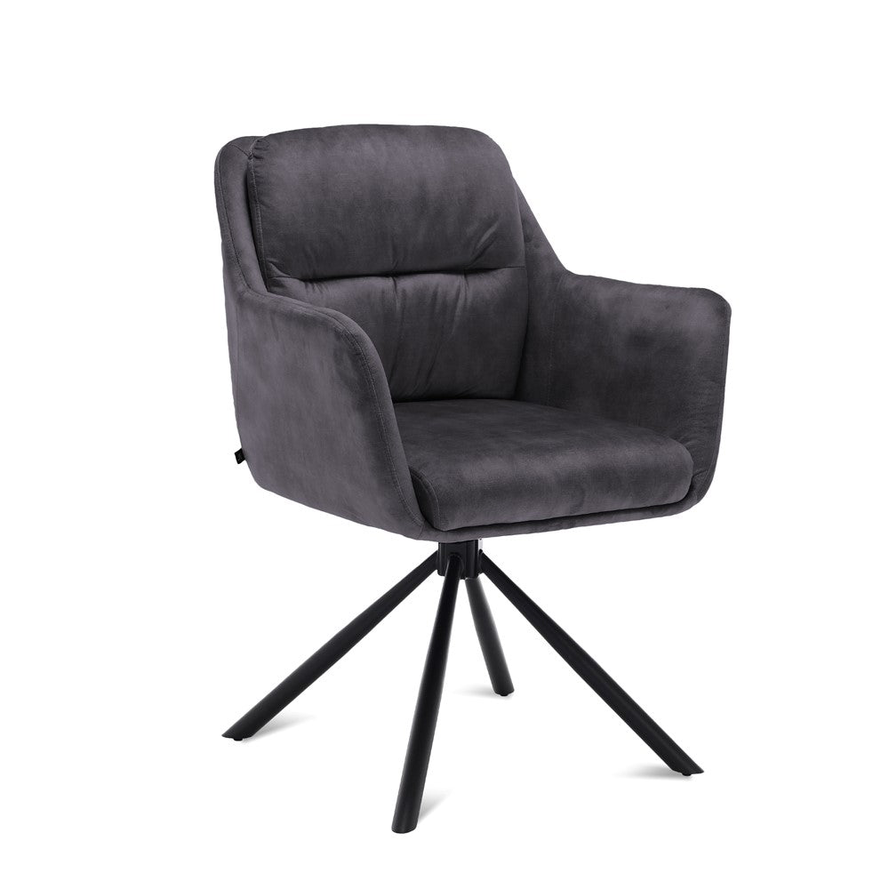 Eetkamerstoel Talas Antraciet (set van 2)